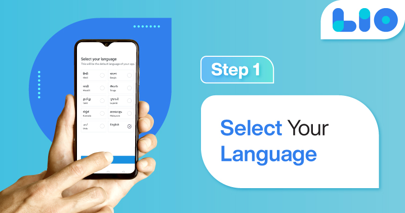 Choose from 10 Different Language offered by Lio