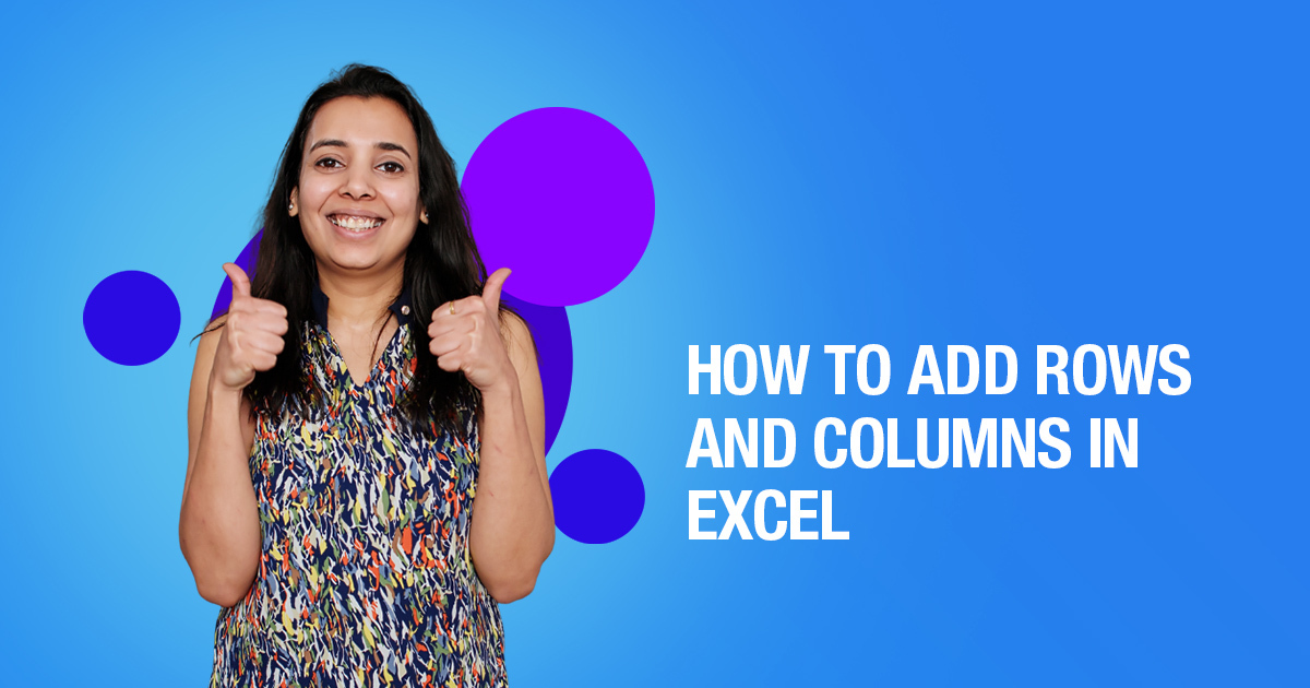 How To Add Rows And Columns In Excel
