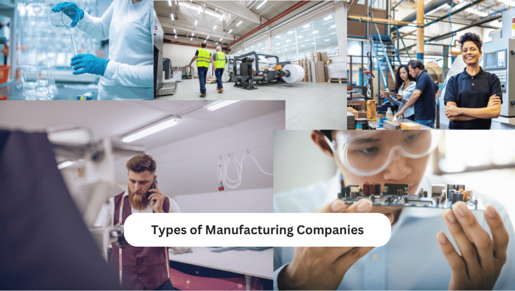 Types of Manufacturing Companies